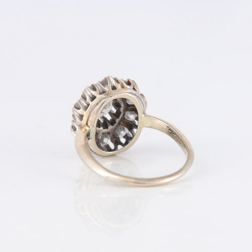 Bague 53 Bague Marguerite Diamants 58 Facettes