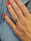 Bague 53 BAGUE MARGUERITE SAPHIR ET DIAMANTS 58 Facettes 073041