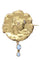Broche BROCHE ANCIENNE AIGUE MARINE ET DIAMANTS 58 Facettes 069871