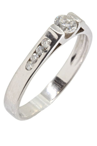 Bague SOLITAIRE MODERNE DIAMANTS 58 Facettes 039521