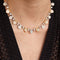 Collier Collier motifs cœurs 2 Ors, diamants 58 Facettes