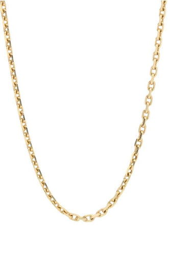 Collier CHAINE MAILLE FORÇAT DIAMANTÉE 58 Facettes 044131