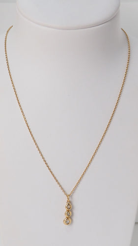 Collier Collier Pendentif Or Jaune Et Diamants 58 Facettes radex