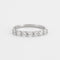 Bague 54.5 Demie alliance 7 Diamants 0.70ct 58 Facettes EL2-112