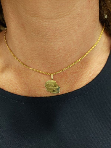 Pendentif PENDENTIF CARTE REUNION 58 Facettes 067051