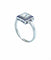Bague Bague Art Déco platine, diamants et saphirs calibrés 58 Facettes