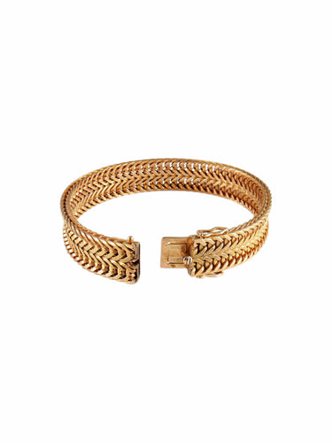 Bracelet Bracelet Jonc Or Jaune 58 Facettes