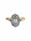 Bague 53 Bague Marguerite Or et Diamants 58 Facettes