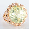 Bague 55 Bague Cocktail Béryl jaune 58 Facettes 8365