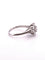 Bague 56 Bague marguerite platine diamants 58 Facettes