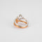 Bague 53 Bague Double Trèfle Diamants 58 Facettes 3131200
