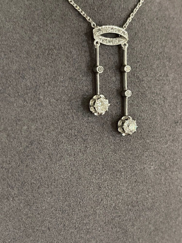 Collier Collier Négligé Or Diamants 58 Facettes 1060844