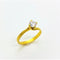 Bague 56 Bague Solitaire Or et Oxyde 58 Facettes 20400000615