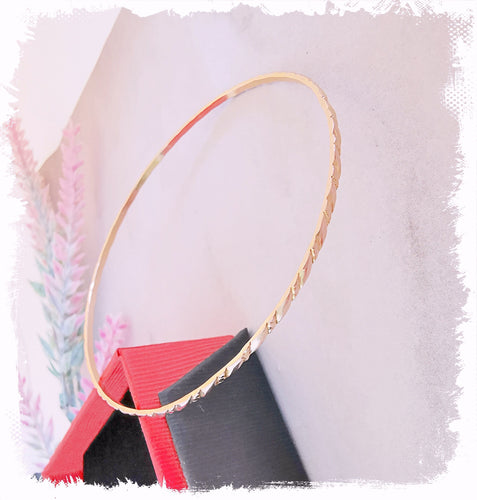 Bracelet Bracelet Jonc ciselé 5,27 gr Or Rose 58 Facettes AA 1494