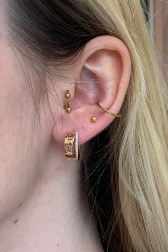 Boucles d'oreilles Boucles d'oreilles Or Rose Diamants 58 Facettes