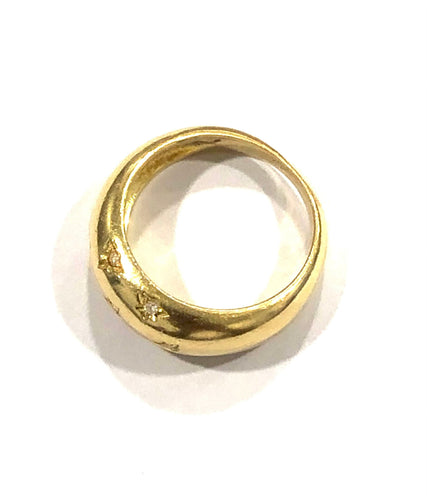 Bague 56 Bague constellation en Or jaune & diamants 58 Facettes