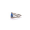 Bague 53 Bague Or blanc Saphir Ceylan Diamants 58 Facettes 3780
