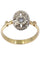 Bague 50 BAGUE 2 ORS, DIAMANT ART-NOUVEAU 58 Facettes 063761