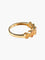 Bague 52 Bague Citrines miel 58 Facettes