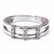Bague 54 Bague or blanc et diamants 58 Facettes GG-14