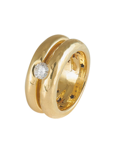 Bague 49 Bague Diamant signée Henri Stern 58 Facettes
