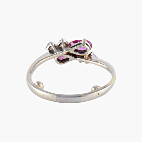 Bague Bague Rubis Diamants 58 Facettes