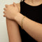 Bracelet Bracelet en Or jaune, articulé maille tressée 58 Facettes EL2
