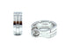Boucles d'oreilles Cartier. Collection Tank Française, Boucles d'oreilles or blanc 58 Facettes