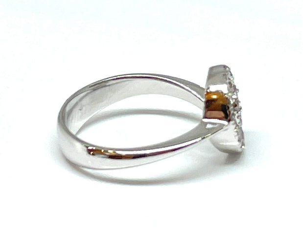 Bague Bague tourbillon or blanc diamants 58 Facettes