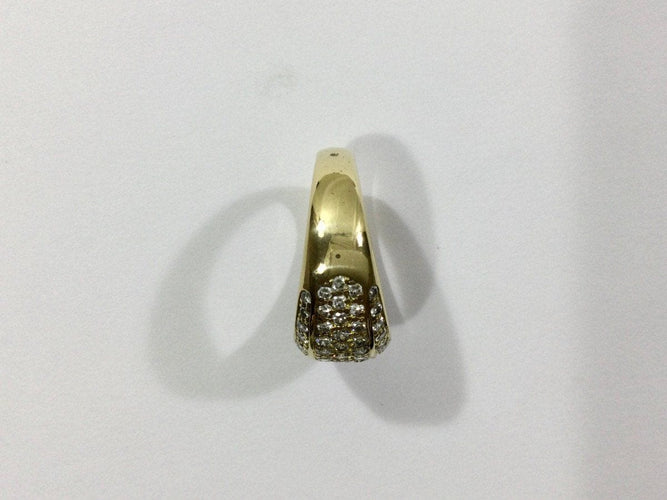 Bague 54.5 Bague Bandeau Pavage Diamants 58 Facettes