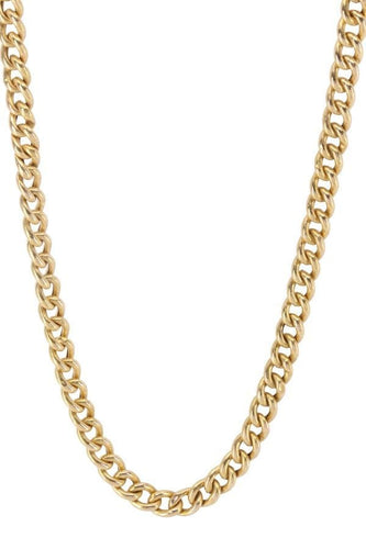 Collier CHAINE ANCIENNE MAILLE GOURMETTE 58 Facettes 066111