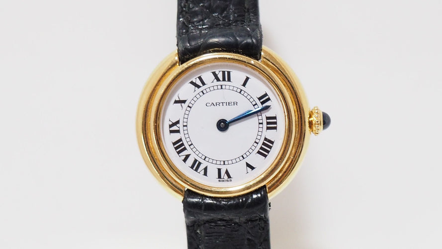 Montre Montre Cartier Vendôme Ellipse en or jaune 58 Facettes 31714