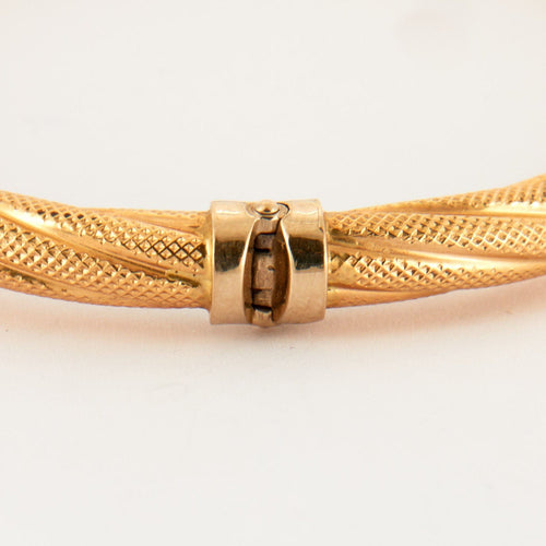 Bracelet Bracelet Jonc or jaune 58 Facettes