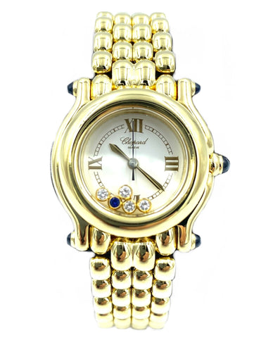 Montre CHOPARD. Montre dame Happy Sport or jaune 58 Facettes