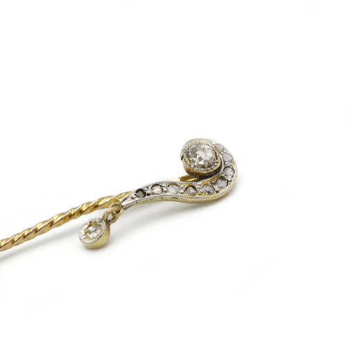 Broche Épingle à cravate - Or & diamants 58 Facettes 230020R