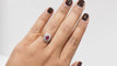 Bague Bague double entourage or blanc et jaune, rubis et diamants 58 Facettes 31150