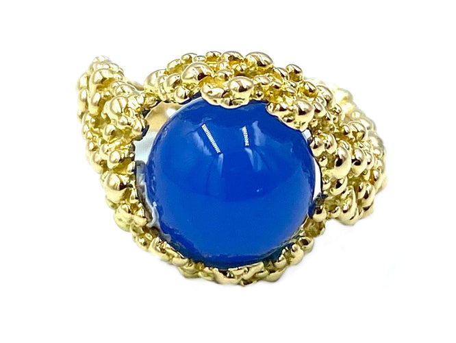 Bague GILBERT ALBERT. Bague or jaune et billes interchangeables 58 Facettes