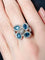 Bague 52 Bague Saphirs et Diamants 58 Facettes