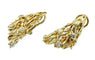 Boucles d'oreilles GILBERT ALBERT. Paire de boucles d’oreilles or jaune et diamants 58 Facettes