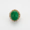 Bague 57 Bague Boule Emeraude 58 Facettes 324.109