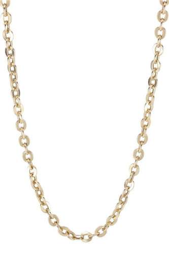 Collier Chaine maille forçat plate 58 Facettes 061771