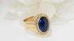 Bague 66 Chevalière en or jaune diamants 58 Facettes 32196