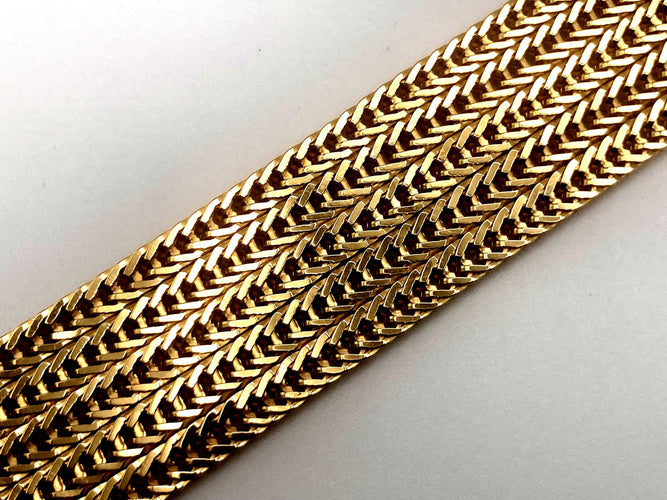 Bracelet Bracelet or maille polonaise 58 Facettes 02/08 - 21