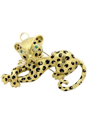 Broche BROCHE PANTHÈRE FRED "OMBRE FÉLINE" 58 Facettes 058161
