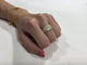 Bague 54.5 Bague Bandeau Pavage Diamants 58 Facettes