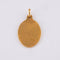 Pendentif Médaille Vierge de profil 58 Facettes JB1