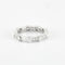 Bague Bague en Or Blanc 18 carats sertie de diamants naturels 58 Facettes