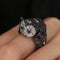 Bague 55 BOUCHERON - Bague Hibou Améthystes Saphirs Diamants 58 Facettes
