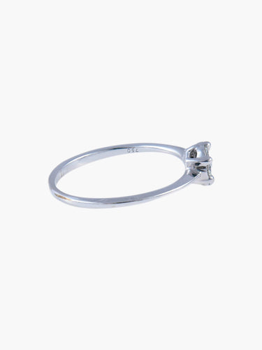 Bague Bague Or Blanc sertie de diamants 58 Facettes
