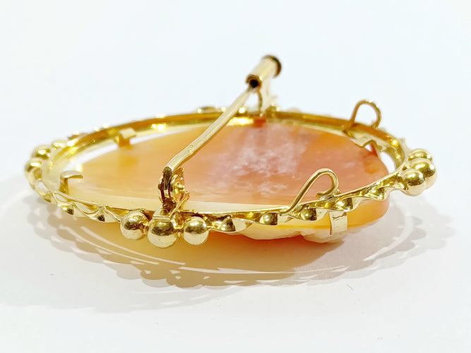 Pendentif Pendentif Broche Camée Coquillage 58 Facettes 3114/1